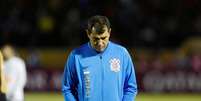 T&eacute;cnico do Corinthians, F&aacute;bio Carille  Foto: Daniel Tapia / Reuters
