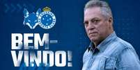 Abel Braga é anunciado pelo Cruzeiro.  Foto: Twitter / Cruzeiro