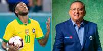 Transmissões da Seleção ficaram marcadas por vinheta e sob a voz de Galvão Bueno (Foto: Lucas Figueiredo/CBF e Divulgação/TV Globo)  Foto: Lance!