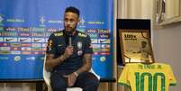 Neymar atuará centralizado no amistoso contra Senegal (Foto: Lucas Figueiredo/CBF)  Foto: Gazeta Esportiva