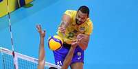 Alan foi um dos destaques da Seleção Brasileira (Foto: Divulgação/FIVB)  Foto: Gazeta Esportiva