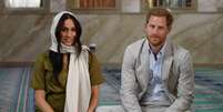 Meghan Markle e Harry em Cape Town, durante a viagem real à África  Foto: Tim Rooke / Reuters