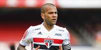 Daniel Alves durante jogo entre S&atilde;o Paulo e Ava&iacute;, no Morumbi  Foto: RICARDO MOREIRA/FOTOARENA / Estad&atilde;o Conte&uacute;do