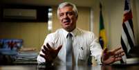 Senador Major Olimpio durante entrevista à Reuters em  Brasília
09/10/2019 REUTERS/Adriano Machado  Foto: Reuters