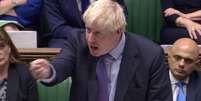 Premiê Boris Johnson fala no Parlamento em Londres 22/10/2019 REUTERS  Foto: Reuters