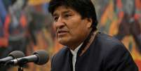 Presidente da Bol&iacute;via, Evo Morales, durante entrevista coletiva em La Paz
24/10/2019
REUTERS/David Mercado  Foto: Reuters