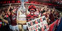 Festa e sacode! Torcida comemora classificação do Flamengo para a final da Libertadores | Paula Reis / Flamengo  Foto: Lance!