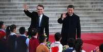 Bolsonaro fez convite a Xi Jinping durante a abertura da reunião bilateral entre os líderes em Pequim  Foto: EPA / BBC News Brasil