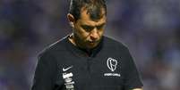 O técnico Fábio Carille, do Corinthians, durante partida contra o CSA  Foto: CARLOS EZEQUIEL VANNONI/AGÊNCIA PIXEL PRESS / Estadão Conteúdo