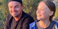 Leonardo DiCaprio e Greta Thunberg  Foto: Instagram / @leonardodicaprio / Estadão