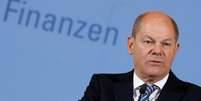 Ministro das Finan&ccedil;as da Alemanha, Olaf Scholz, durante coletiva de imprensa em Berlim
30/10/2019
REUTERS/Fabrizio Bensch  Foto: Reuters
