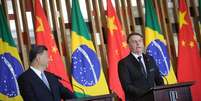 Presidente disse que China "faz parte do futuro do Brasil"  Foto: EPA / Ansa - Brasil