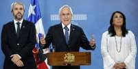 Piñera disse que sem paz não é possível avançar com a agenda de justiça social e a reforma da Constituição  Foto: Getty Images / BBC News Brasil