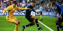 Mbappé não encontrou facilidade contra a defesa da Moldávia (Foto: AFP)  Foto: LANCE!