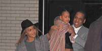 Beyoncé, Blue Ivy e Jay Z  Foto: Reuters