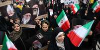 Manifestação pró-governo do Irã em Teerã
25/11/2019
Nazanin Tabatabaee/WANA (West Asia News Agency) via REUTERS  Foto: Reuters
