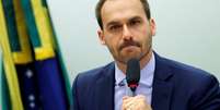 Eduardo Bolsonaro durante reunião da Comissão de Relações Exteriores da Câmara dos Deputados
21/08/2019 REUTERS/Adriano Machado   Foto: Reuters