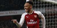 Auba em campo pelo Arsenal (Foto: Ian Kington / AFP)  Foto: LANCE!