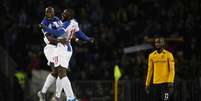 Marega e Aboubakar foram os homens da virada do Porto (Foto: AFP)  Foto: Lance!