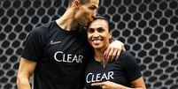 Marta e CR7 se encontraram (Foto: Divulgação)  Foto: Gazeta Esportiva