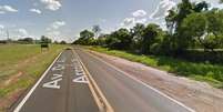 Acidente entre ônibus e moto matou cinco pessoas na Rodovia Péricles Belini, na altura de Votuporanga (SP)  Foto: Reprodução/Google Maps / Estadão Conteúdo