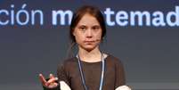 Ativista climática Greta Thunberg durante entrevista coletiva em Madri
06/12/2019 REUTERS/Sergio Perez  Foto: Reuters