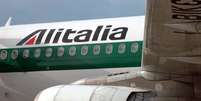 Avião da Alitalia no Aeroporto de Fiumicino, nos arredores de Roma  Foto: ANSA / Ansa - Brasil