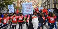 'Sardinhas' protestam em Nápoles contra política migratória  Foto: ANSA / Ansa - Brasil