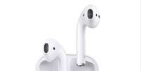 AirPods são os fones de ouvido sem fio da Apple   Foto: Apple/Divulgação / Estadão Conteúdo