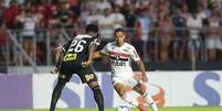 Igor Vinicius se destacou em clássicos pelo São Paulo (Foto: Rubens Chiri/SPFC)  Foto: Gazeta Esportiva