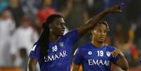 Gomis marcou o gol da classificação.  Foto: Ibraheem Al Omari / Reuters