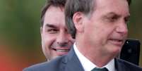 Senador Flávio Bolsonaro e presidente Jair Bolsonaro
21/11/2019
REUTERS/Ueslei Marcelino  Foto: Reuters