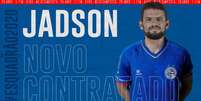 Volante Jadson foi emprestado pelo Cruzeiro ao Bahia – Foto: Reprodução  Foto: Gazeta Esportiva