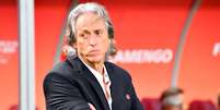 Jorge Jesus no comando do Flamengo: 27 vitórias, oito empates e quatro derrotas (Foto: Giuseppe Cacace/AFP)  Foto: Lance!