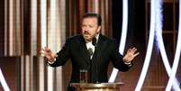 &Eacute; a quinta vez que o ator e comediante brit&acirc;nico Ricky Gervais assume o Globo de Ouro  Foto: Reuters