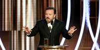 É a quinta vez que o ator e comediante britânico Ricky Gervais assume o Globo de Ouro  Foto: Reuters