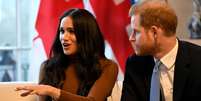 Príncipe Harry e sua esposa Meghan visitam a Casa do Canadá em Londres 
07/01/2020
Daniel Leal-Olivas/Pool via REUTERS  Foto: Reuters