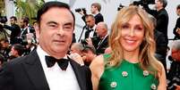 Carlos Ghosn e sua esposa, Carole.  Foto: Jean-Paul Pelissier / Reuters