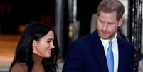 Príncipe Harry e a mulher, Meghan, em Londres
07/01/2020
REUTERS/Toby Melville  Foto: Reuters