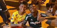 Arboleda vestiu a camisa do Palmeiras durante suas férias no Equador (Foto: Reprodução/Instagram)  Foto: Gazeta Esportiva