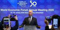 Klaus Schwab, fundador e presidente-executivo do Fórum Econômico Mundial, concede entrevista coletiva em Davos
14/01/2020
REUTERS/Denis Balibouse  Foto: Reuters