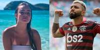 Modelo Mariana Braguês e Gabigol tiveram mensagens vazadas (Reprodução Instagram; Alexandre Vidal / Flamengo)  Foto: Lance!