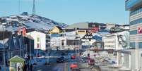 Um terço dos habitantes da Groenlândia vive na capital, Nuuk  Foto: Getty Images / BBC News Brasil