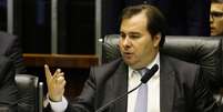 O presidente da C&acirc;mara dos Deputados, Rodrigo Maia (DEM-RJ)&nbsp;  Foto: Fabio Rodrigues Pozzebom/Ag&ecirc;ncia Brasil / Estad&atilde;o Conte&uacute;do