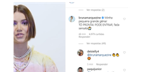 Bruna Marquezine revela ansiedade para ver Manu Gavassi no 'BBB20': 'Pronta'  Foto: Instagram, Manu Gavassi / PurePeople