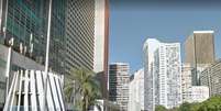 Troca de tiros após tentativa de assaltou acabou com 3 feridos no Largo da Carioca, no Rio  Foto: Reprodução/Google Street View / Estadão