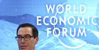 Secretário Steven Mnuchin participa de Fórum Econômico Mundial, em Davos  22/1/2020 REUTERS/Denis Balibouse  Foto: Reuters