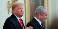 Trump e Netanyahu dão entrevista coletiva conjunta na Casa Branca
28/01/2020
REUTERS/Brendan McDermid  Foto: Reuters