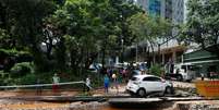 Rua destruída por enchente em Belo Horizonte
29/01/2020
REUTERS/Cristiane Mattos  Foto: Reuters