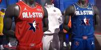 Camisas do All-Star Game da NBA  Foto: Divulga&ccedil;&atilde;o/NBA / Estad&atilde;o